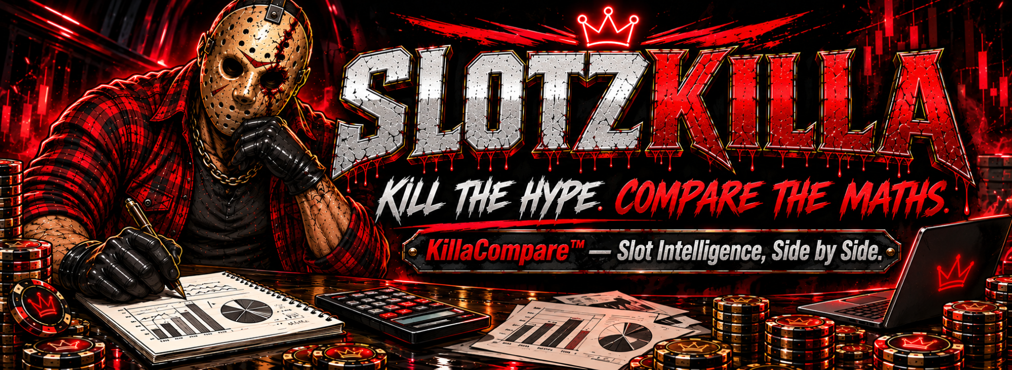SlotzKilla KillaCompare — Kill the hype. Compare the maths.